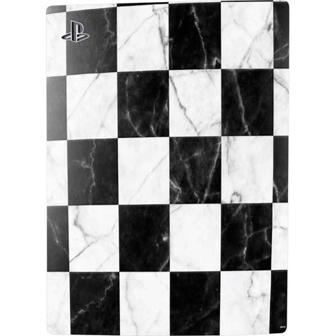 Checkered Marble PS5 Digital Edition Console Skin